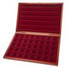 MC.Sammler Wooden Coin Box for 40 Coins - 32 mm