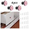 SAVORI Decorative Drawer Knobs, Designed Crystal Cabinet Knob Bling Rhinestone