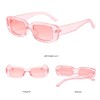 Dollger Rectangle Sunglasses for Women Retro Square Frame Eyewear UV400
