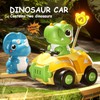 Dinosaur Remote Control Car for Toddlers,Kids Dinosaur Toys with LED