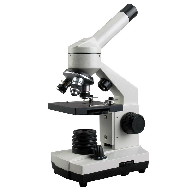 AmScope M110 Series Cordless LED Metal Frame Compound Microscope -