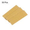 HARFINGTON 50pcs Micro Sander Paper 80 Grit 3.5x1.2 Inch Mini