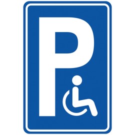 Disabled Parking Sign - Disabled Parking Sign - Disabled Parking Sign PCV or Aluminium Dibond (Disabled Parking Sign (PCV))