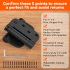 Haidms 3 Pack Self Closing Door Hinges 4 Inch Black