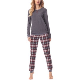 Merry Style MS10-168 Women’s Pyjamas - Dark melange Burgundy, size: 4xl