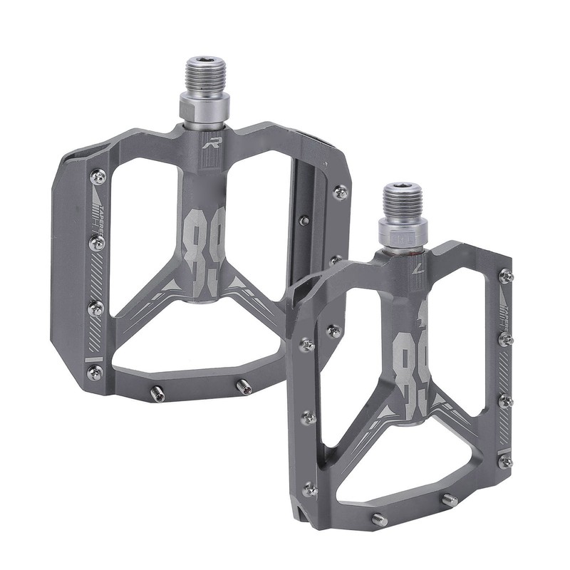 Enlee 2pcs Mountain Bike Pedals NonSlip DU Bearing Lightweight Bicycle