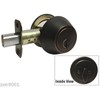 House Guard Hardware Oil Rubbed Bronze Single Cylinder Deadbolt Door