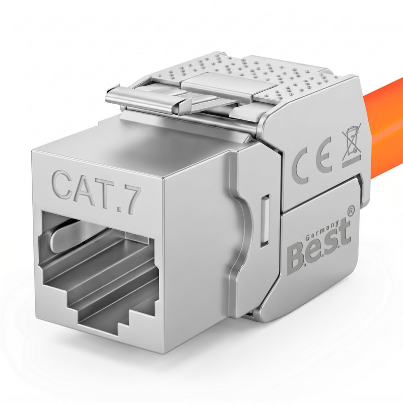 12x CAT 7 Keystone Network Module RJ45 - High Speed