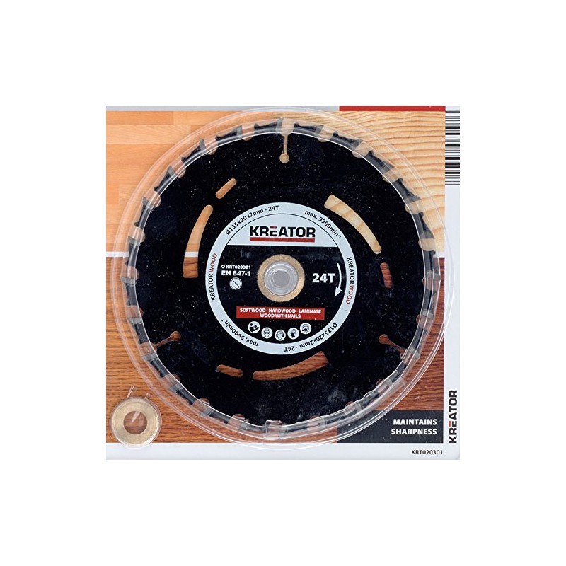 KREATOR KRT020301 KRT020301 Pista Madera 135 mm24d