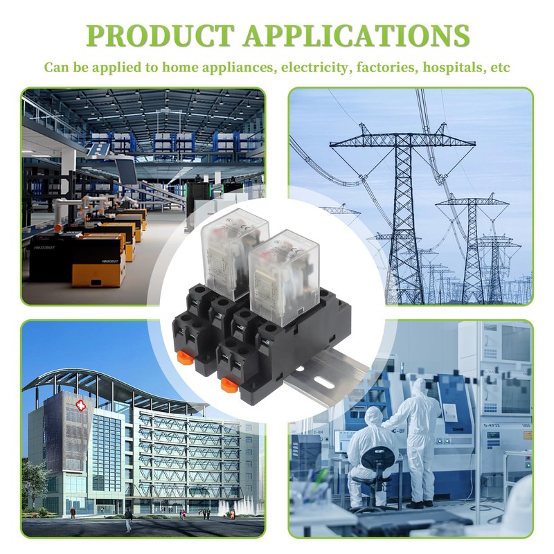 EPLZON AC 12V Electromagnetic Power Relay HH52P JQX-13FL 62PL Coil