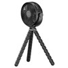 PEARL Kinderwagenventilator: 2er-Set 360°-Akku-Handventilatoren mit Stativ, 3 Geschwindigkeiten (Ventilator mit