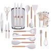 19 Pieces Kitchen Cooking Utensils and Knife Set with Holder