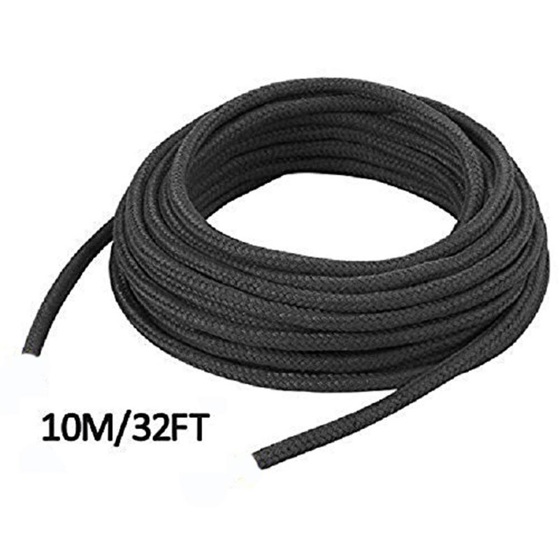 Cotton Rope, 3 Pack 32 feet 10m Black Soft Rope