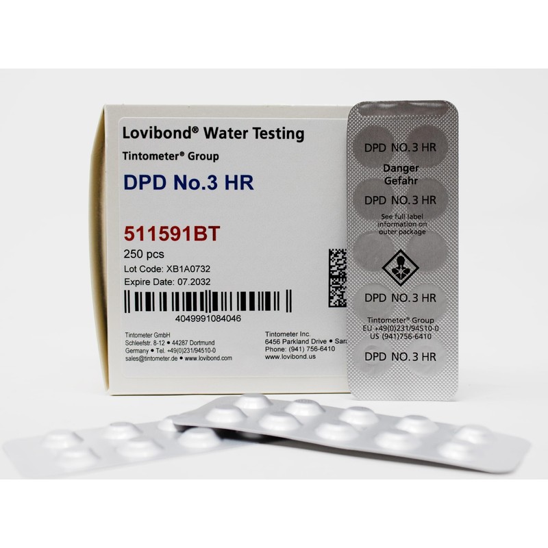 Lovibond - DPD No 3 High Range Water Testing Tablets