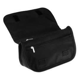 Mr. & Mrs. Panda Cosmetic Bag Bear with Hat, White, Hand drawn