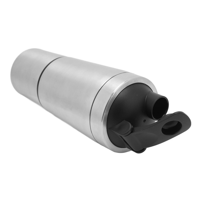 Protein Shaker Bottle with Scale Portable Stainless Steel Double Section
