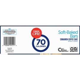 Fiber One Brownies, Coffee Cake, 70 Calorie Bar, 5 Net Carbs, Snacks, 48 Bars