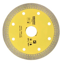 GULUANT Replacement 4 Inch High Performance Dry or Wet Cutting Viper Diamond Blade for Porcelain and Granite for Specialty Diamond DB40V