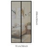 36"x82" Magnetic Screen Door Fits Door Size 34"x80",Walk Through Easily,Moustiquaire