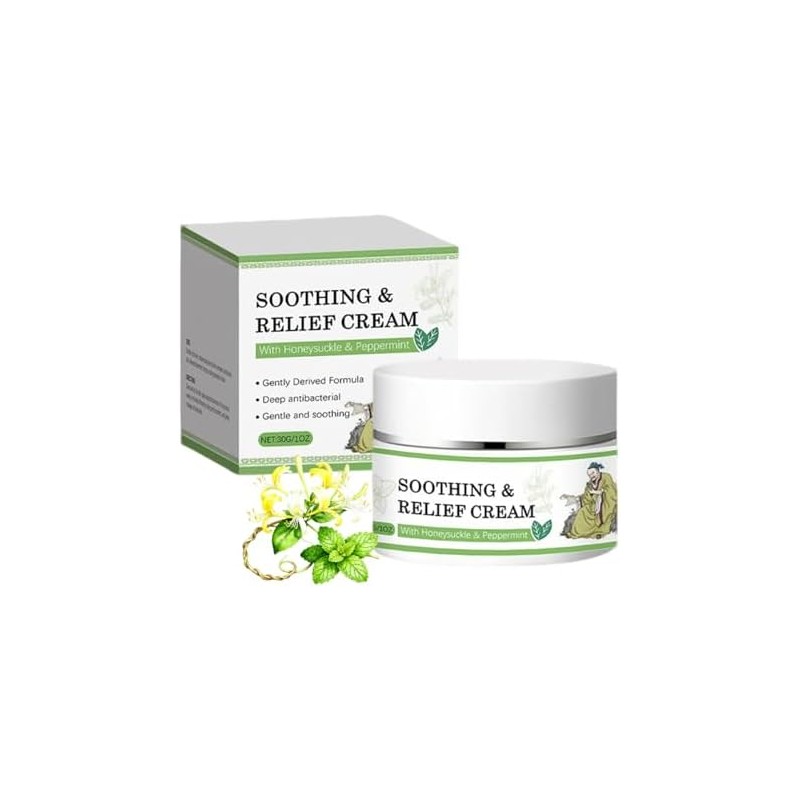 Soothing Relief Cooling Comfort Moisturizer Cream, Natural Hydrating & Cooling