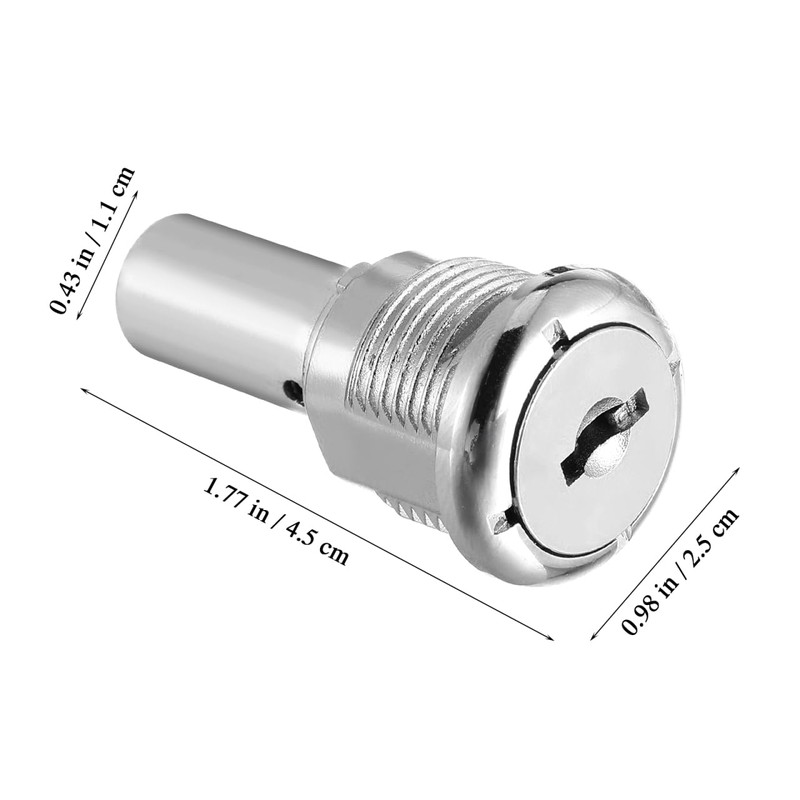 PRETYZOOM Gumball Machine Lock Replacement Universal Vending Machine Keys Lock