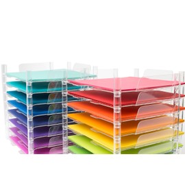 American CraftsStackable 662587 Paper Tray by We R Memory Keepers | 12 x 12-inch, 4 pack