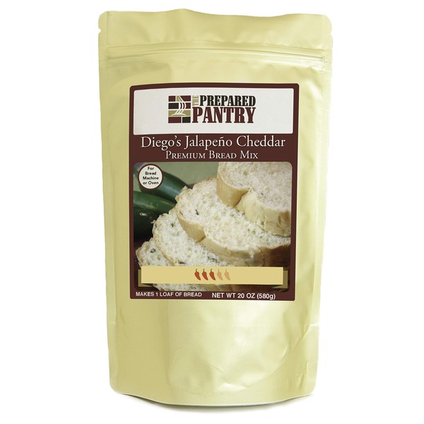 The Prepared Pantry Diego's Jalapeno Cheese Bread Mix; Single Pack; For Bread Machine or Oven