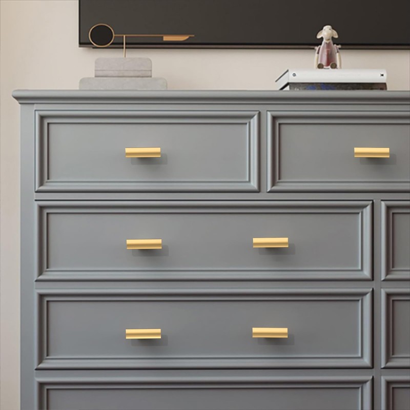 ROMATEE 10 Pack Champagne Bronze Cabinet Knobs 2 Inch (50MM)