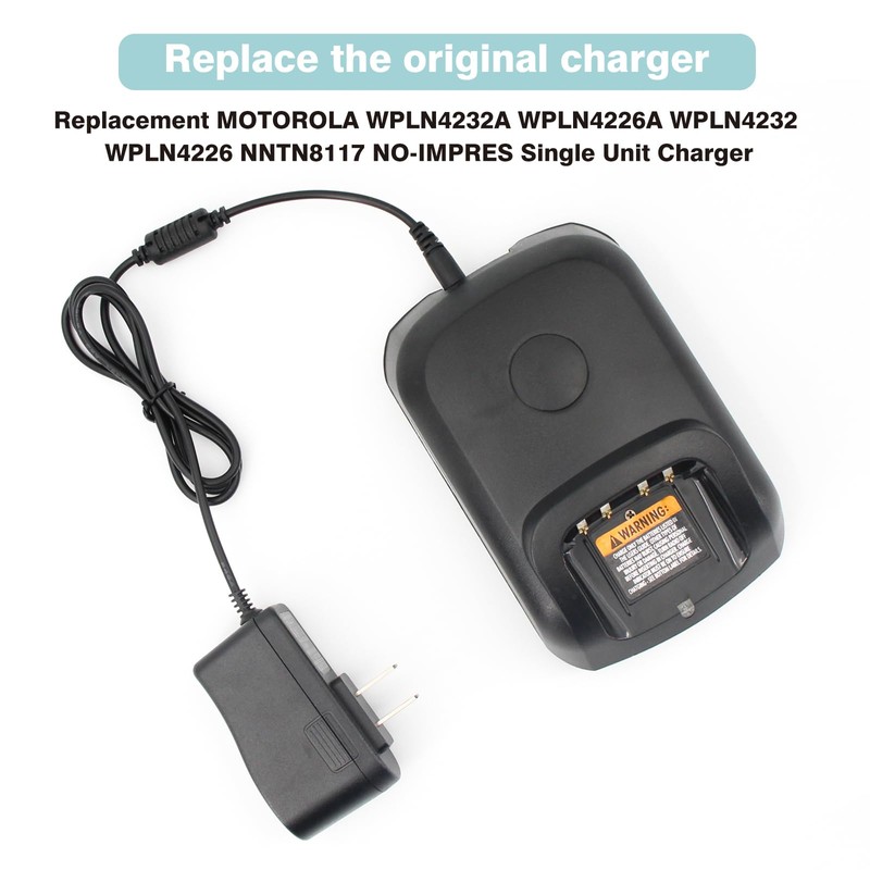 WPLN4232 WPLN4226A Single Unit Charger Compatible with Motorola XPR7550 XPR6550