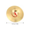 Crash Cymbal Brass Percussion Instrument Pair Teaching Tool Toy for