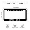 Totedih Beach Please License Plate Frame Rust Proof, Rattle Proof,