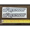Unbranded 2 AFE POWER STICKERS DECALS racing offroad drags hotrods