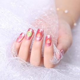 Damaiyyy Fruit Disc, 3D Nail Art Stickers, 12 Types, Mini Fruit Polymer Discs Fruit Nail Art Making Supply Fruit Series DIY Nail Decoration for DIY Crafts Nail Decorations