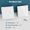 Acmerota Single Blanking Plate Socket Covers Single Electrical Blanking Cover