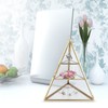 Jewelry Storage Rack Pyramid Shape 3 Layers Decorative Display Stand