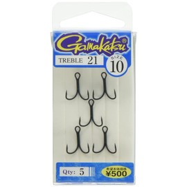 Gamakatsu Treble Hook Rose Treble 21 (ZSB) #10