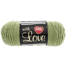Red Heart Love Yarn-12/Pk-Lettuce, 12/Pk, Lettuce 12 Pack