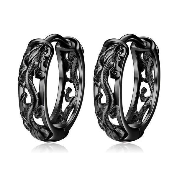 TREE NEST Pendientes Hombres Acero Inoxidable Piercing Para Hombre y