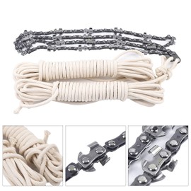 Hand Chainsaw for High Extremity, 48 Inch Portable Hand Chainsaw Including Belt Bag, High-Quality Hand Saw for Sawing Branches and Small Trees, Foldable Camping Saw