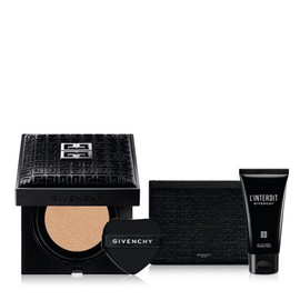 지방시뷰티 (3월단독)PL글로우 쿠션세트(+플랫 블랙파우치+랑떼르디 바디로션50ML) Givenchy Beauty (March Exclusive) PL Glow Cushion Set (+Flat Black Pouch + L'Enterdi Body Lotion 50ML)