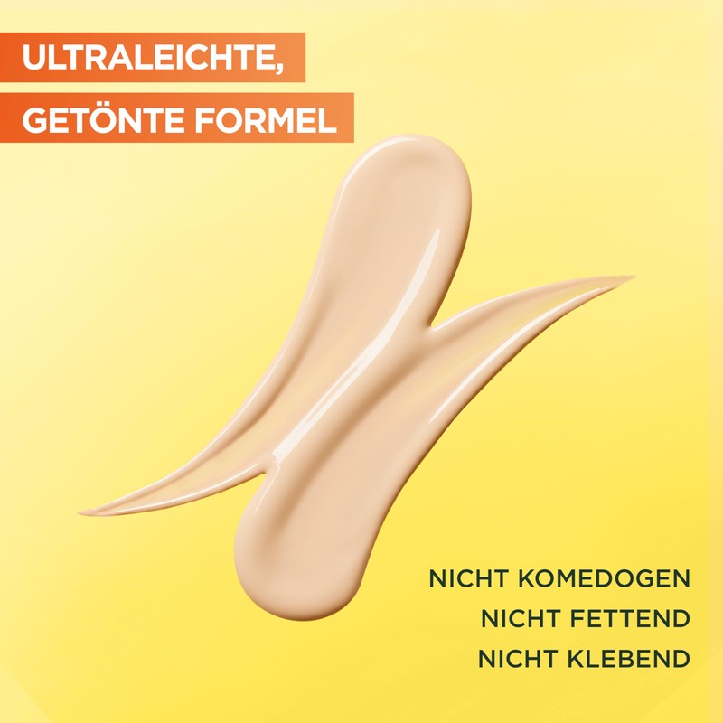 Garnier Vitamin C Daily Sun Fluid, SPF 50+, Protects and