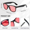 SUNOVELTIES Dozen Pack Retro Black Frame Sunglasses Classic Tinted Lenses