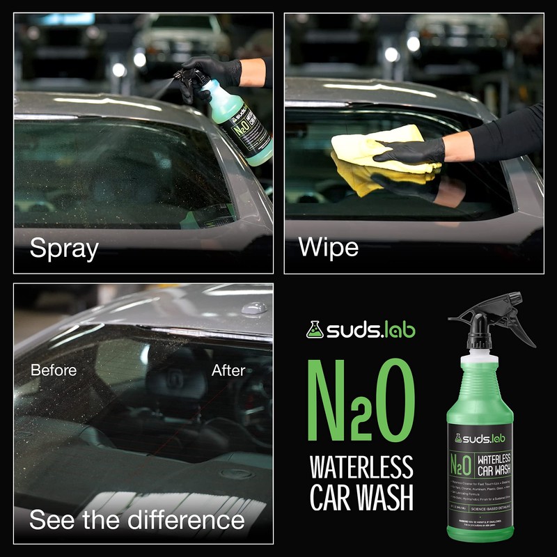 Suds Lab N20 Waterless Car Wash for Fast Touch Ups,
