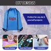COIDEA Drawstring Backpack 6 Colors Drawstring Bags, Draw String Back