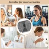 HJZHII 10 Pcs Plastic Headband, Black Non-Slip Headbands for Women