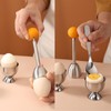MOLFUJ Egg Cups for Soft Boiled Eggs with Spoons, Egg