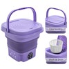 LINISHOP Foldable Washing Machine 8L Portable Mini Washer Semi-automatic Freestanding