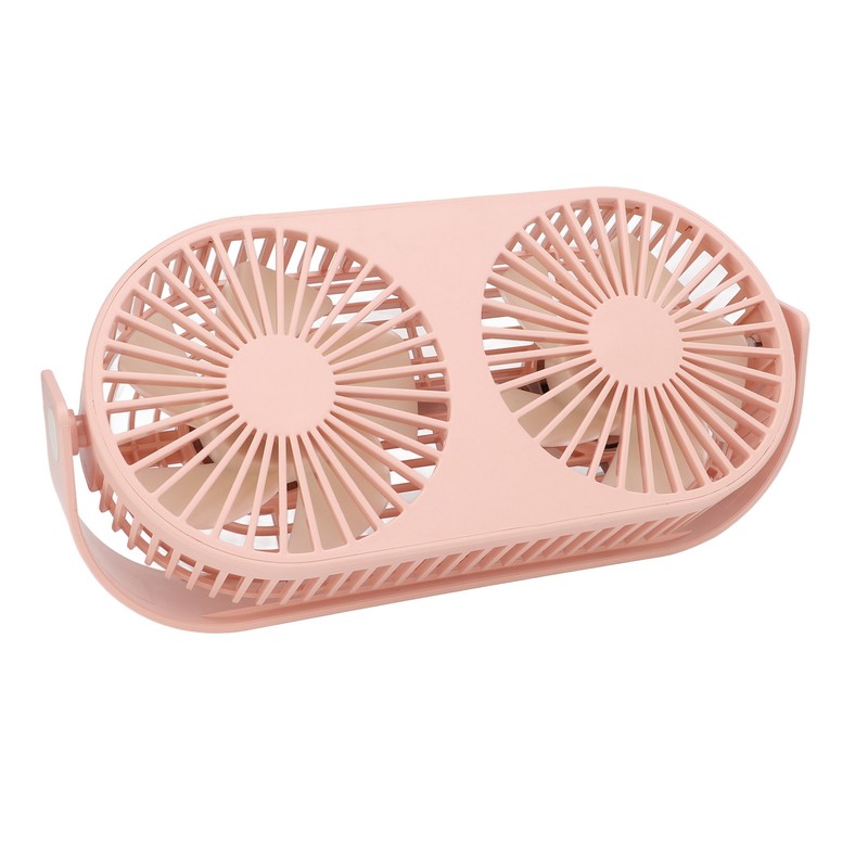 Double Fan USB Charging Fast Heat Dissipation 360° Rotation Double