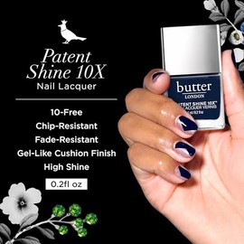 Patent Shine 10X Nail Lacquer - Brolly by Butter London for Women - 0.2 oz Nail Polish | nail polish