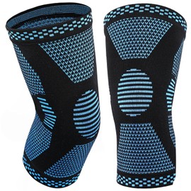 Rodilleras Deportivas 1 par, Rodilleras de Soporte Elásticas Antideslizantes,Protege tus Rodillas,Adecuado para Deportes al Aire Libre, Correr,...    